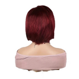 Readytogo Glueless Full Frontal 100% Brazilian Hair 8 Inch Bob Wig Color 99j