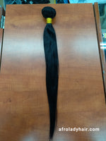12A BRAZILIAN STRAIGHT HAIR SINGLE BUNDLE 20" NATURAL COLOR