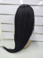 12A BRAZILIAN HAIR EAR TO EAR FRONTAL WIG 18 INCH NATURAL COLOR