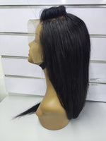 12A BRAZILIAN HAIR EAR TO EAR FRONTAL WIG 24 INCH NATURAL COLOR