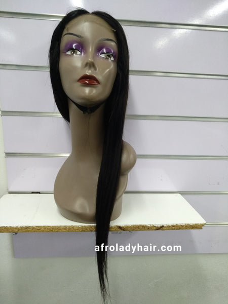 10A PERUVIAN HAIR WIG 20 INCH NATURAL COLOR