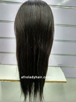 12A BRAZILIAN HAIR EAR TO EAR FRONTAL WIG 20 INCH NATURAL COLOR